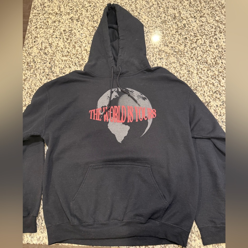 The World is Yours Black Scarface Hoodie